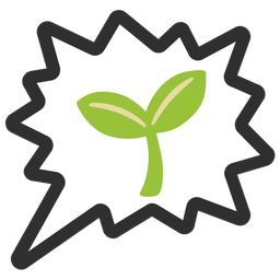 seedling and right anger bubble