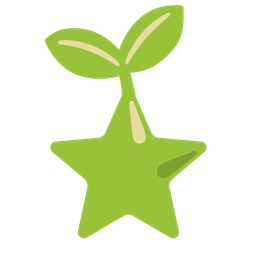 seedling and star