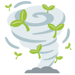 seedling and tornado