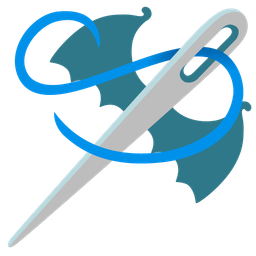 sewing needle and bat