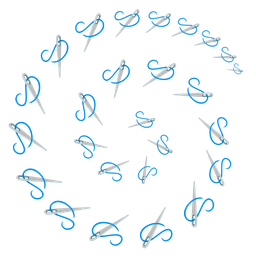 sewing needle and cyclone