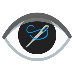 sewing needle and eye