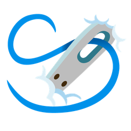 sewing needle and face in clouds