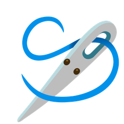 sewing needle and face without mouth