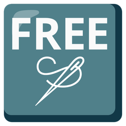 sewing needle and FREE button