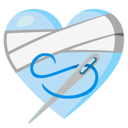 sewing needle and mending heart