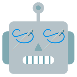 sewing needle and robot