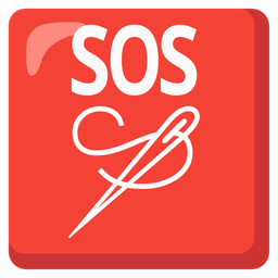 sewing needle and SOS button