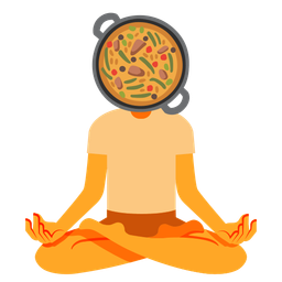 shallow pan of food and lotus