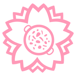 shallow pan of food and white flower