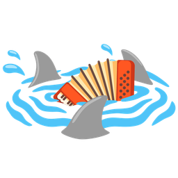 shark and accordion