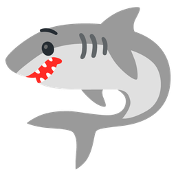 shark and anguished face