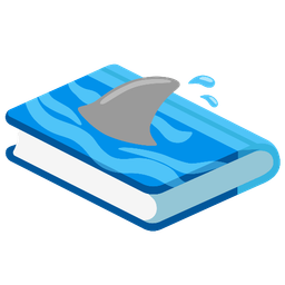 shark and books