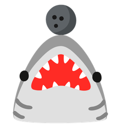 shark and bowling