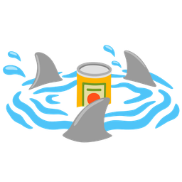 shark and canned food