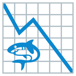 shark and chart decreasing