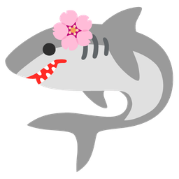 shark and cherry blossom