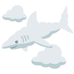 shark and cloud