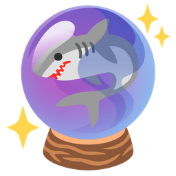 shark and crystal ball