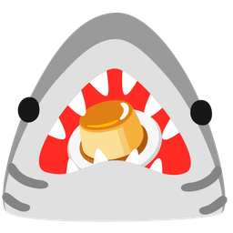 shark and custard