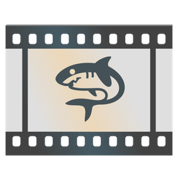shark and film frames