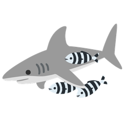 shark and fish