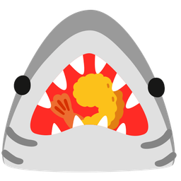 shark and fried shrimp