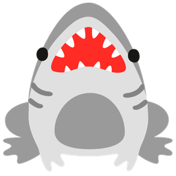 shark and frog