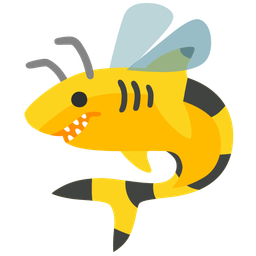 shark and honeybee
