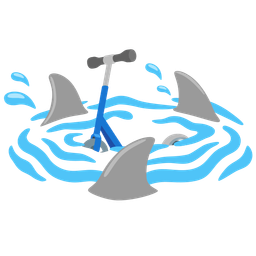 shark and kick scooter