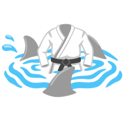 shark and martial arts uniform