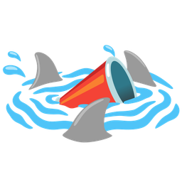 shark and megaphone