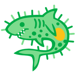 shark and microbe