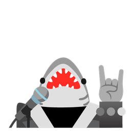 shark and microphone