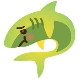 shark and nauseated face