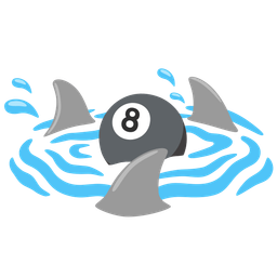 shark and pool 8 ball