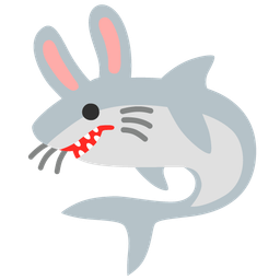 shark and rabbit face