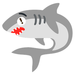 shark and red exclamation mark
