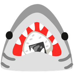 shark and rice ball