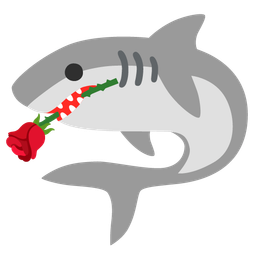 shark and rose