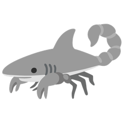 shark and scorpion