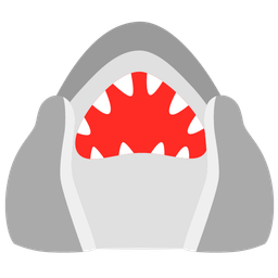 shark and see-no-evil monkey