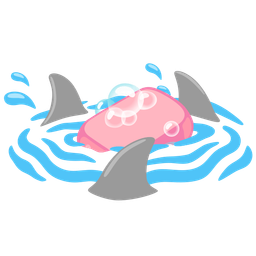 shark and soap