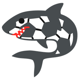 shark and soccer ball