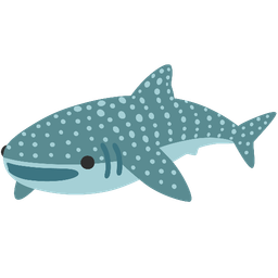 shark and spouting whale