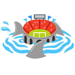 shark and stadium