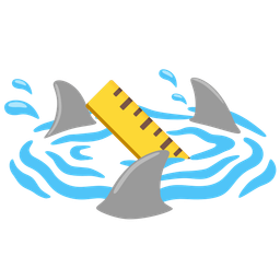 shark and straight ruler