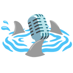 shark and studio microphone