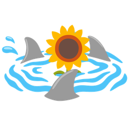 shark and sunflower