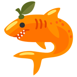 shark and tangerine